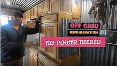 Off Grid Refrigeration No Power No Propane Needed -Boss of the Swamp Design Off-The-Grid