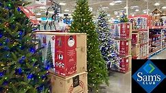 SAM'S CLUB SHOP WITH ME CHRISTMAS DECORATIONS TREES GIFTS AIR FRYERS SHOPPING STORE WALK THROUGH