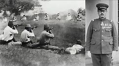 The BRUTAL Execution Of The Japanese General Shot By A Firing Squad