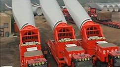 Giant propeller blades transportation with excellent planning