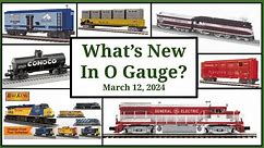 Sneak Peek! New O Gauge Products For March 12, 2024 - Lionel and MTH Announcements
