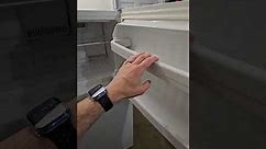 GE top freezer refrigerator 16 cu ft demo