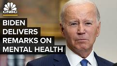 President Biden delivers remarks on mental health care — 07/25/23