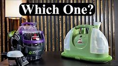 Difference between Bissell Green Machine and the Bissell Spotclean Pet Pro