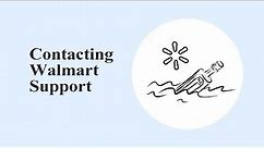 How to contact Walmart Support