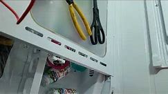 Samsung Refrigerator RF267AERS Freezing up and water under Crisper drawers repair #19 Thermistor