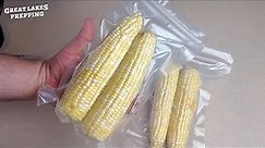 How to Freeze Fresh Corn on the Cob (freezing corn for a long time with no freezer burn!)
