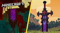 Minecraft | 🔥 How to build a Nether Sword Portal