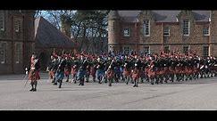 Cadets Pipe Band in the Highlands