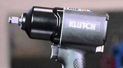 Klutch Air Impact Wrench - 1/2in. Drive, 4 CFM, 980 Ft.-Lbs. Torque