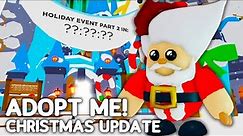 Playing Adopt Me Christmas Update 2021 EARLY! Roblox Adopt Me Christmas Update Map Concept