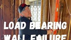 HUGE ISSUE! Structural FAILURE. How to build a temporary wall. #construction #DIY #tutorial #work #tools #realestate #entrepreneur #carpentry #contractor #tipsandtricks | Winni.designs