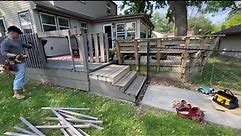 Deck railing repair! What’s wrong here? 🤔# Let me know what you think!✅🔨 #deckrepair #renovation #reelsfbviral | Batres HR