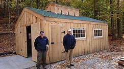 12x16 Sugar Shack Vermont timber frame shed