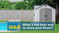 Q&A: What's the Best Way to Store Pool Floats? | Leslie's