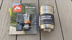 Review of the Walmart $13 Ozark Backpacking Stove and $15 Stanley Cookset