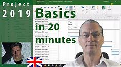# 1 MS Project 2019 ● Basics in 20 Minutes ● Easy