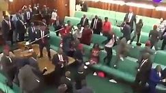 Uganda Parliament Breaks Out Into A Brawl