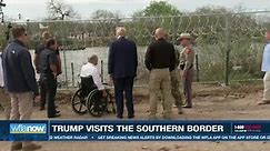 Trump, Biden at the southern border
