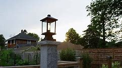How To Install A Granite Lamp Post