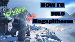 How to solo Alpha Megapithecus boss without any dino Easy element Ark Survival Evolved