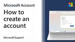How to create a new Microsoft account | Microsoft