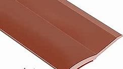Garage Door Seal Top and Sides 36FT Universal PVC Weather Stripping Garage Soft and Hard Composite Door Trim Seal Weatherproofing Garage Door Seals with Nails(Brown)