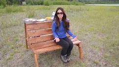 How to Build Outdoor Firepit Benches with Countertops and Storage Areas