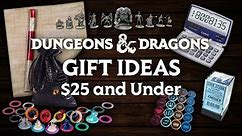 Dungeons & Dragons Gift Ideas ($25 and Under)