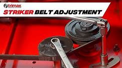 Trimax Striker Belt Adjustment | Rotary Mower Maintenance