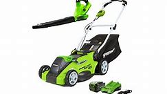 Greenworks 40V 16-inch cordless electric mower and blower combo falls to $283 (Reg. $359)