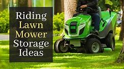 Riding Lawn Mower Storage Ideas. 5 Storage Ideas To Keep Your Lawn Mower Safe – Gadgets Club