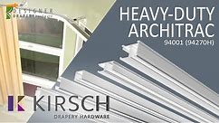 Kirsch Curtain Rods - Heavy-Duty Installation, Architrac 94001 Bay Window