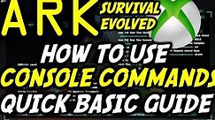 Ark Survival Evolved Xbox/PS4 How To Use Admin Commands/Basics - Now Free with PS Plus