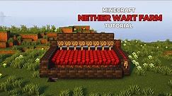 Minecraft: How to Build a Nether Wart Farm | Tutorial