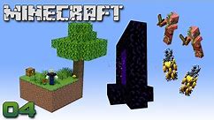 How to go to the Nether in Skyblock - Minecraft 1.18 Skyblock Survival Series Episode 4
