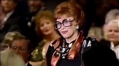 Eve Arden speaks at Tribute to Barbara Stanwyck 1987