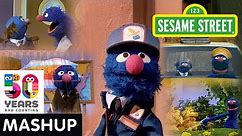 Sesame Street: Grover's Jobs Through the Years Mashup | #Sesame50