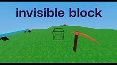how to spawn invisible blocks in roblox bedwars