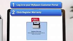 Register your warranty in MyEpson Customer Portal!