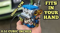 The Smallest Working Gasoline Engine You Can Get For Less Than $500. NR-200 EngineDIY