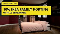 Nu 10% IKEA Family korting op bedbanken