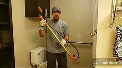 How to use a toilet snake [auger]