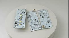 W10515058 1x Main LED Light and Driver & W10515057 2x Lights Board Replacement for Kenmore 10641153211 Refrigerator