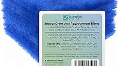12 Pack Dryer Filter Replacement - Compatible with Better Vent Indoor Dryer Vent (60 Dryer Loads Total)