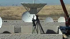 5.6 Meter Satellite Dish Install