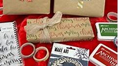 Three Holiday DIY Gift Wrap Ideas.🎁 Watch as @patti_behan guides you in adding a personal touch to your presents using Ranger Archival Ink, Letter It Stamps, @wendyvecchi Chippies, and Washi Tape. Elevate your gift-giving experience with these creative and easy-to-follow DIY gift wrap suggestions! ✨ Supplies: 🎄Letter It™ Christmas Stamp Set 🎄Letter It™ Fineliner Classic Pen Set: Green 🎄Ranger Archival Ink™ Pad: Vermillion, Olive 🎄Wendy Vecchi MAKE ART Washi Tape: Sets 1 & 2 🎄Wendy Vecchi M