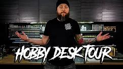 Hobby Desk Tour.......a look at my setup for building miniatures and terrain