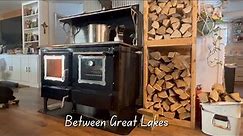 The Best "Kitchen Queen" Amish wood stove cooking and baking. Making Keto Lasagna for my husband.