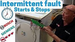 Tumble dryer no power ,not starting cutting out Bosch Neff Siemens pcb printed circuit board repair